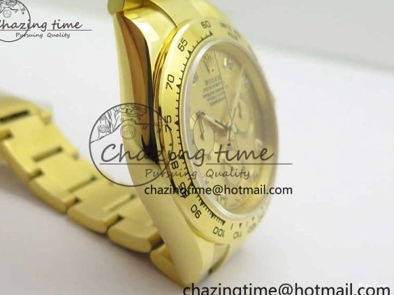 MiroTime 0210 Daytona 116508 YG Noob 1:1 Best Edition 904L YG Case and Bracelet YG Crystal Dial SA MultiPurpose 2628